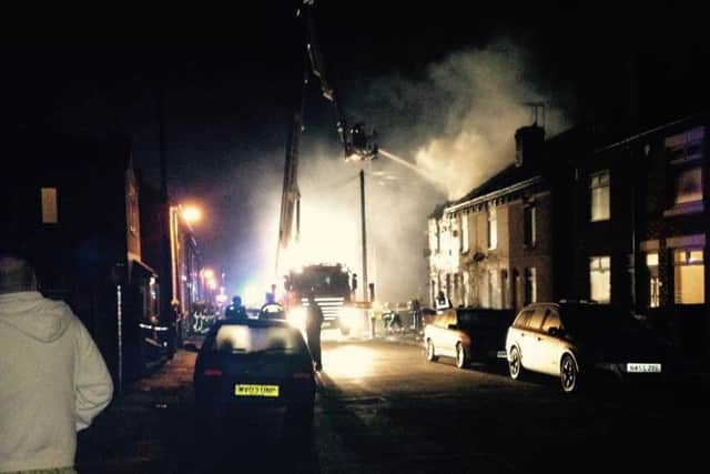 House fire in Milton Street, Kirkby in Ashfield