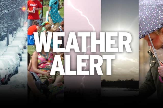 Weather alert...