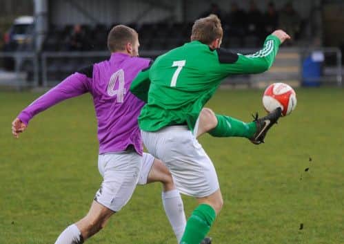 Belper Utd v Southwell. For Belper is Joe Conkleton and for Southwell is Billy Pycroft.