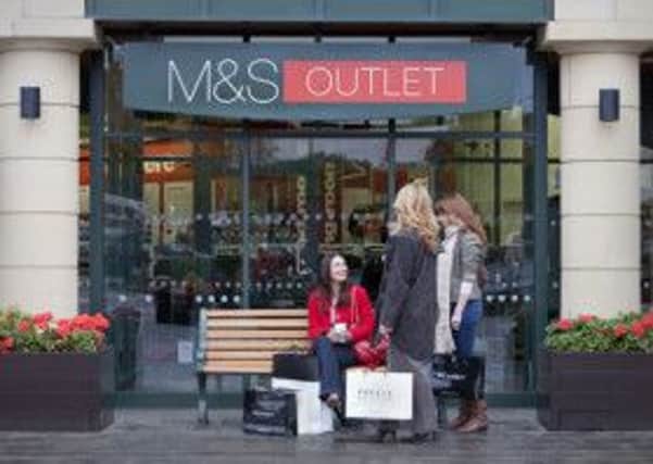 Shoppers at the East Midlands Designer Outlet