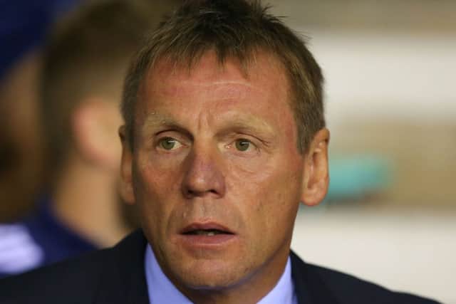 Nottingham Forest manager Stuart Pearce during the Sky Bet Championship match at the DW Stadium, Wigan.