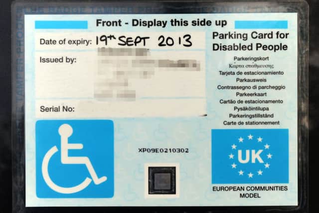 Blue badge
