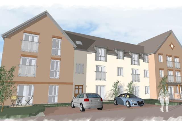 An artist's impression of the proposed retirement home complex off Nottingham Road.