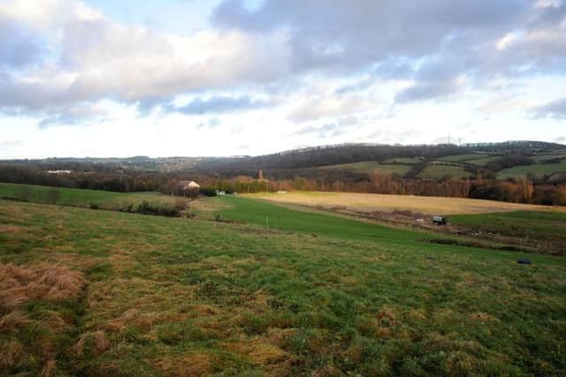 Site of the new Peaks Resort in Unstone, on land formerly the home of the Birchall Golf Club.