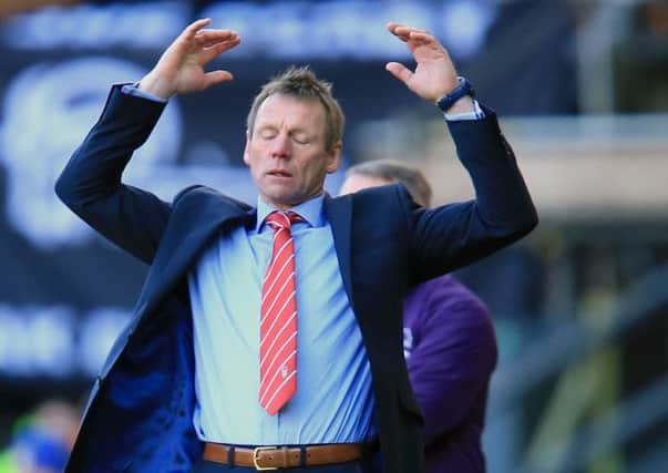 Nottingham Forest Manager Stuart Pearce during the Sky Bet Championship match at the iPro Stadium, Derby.