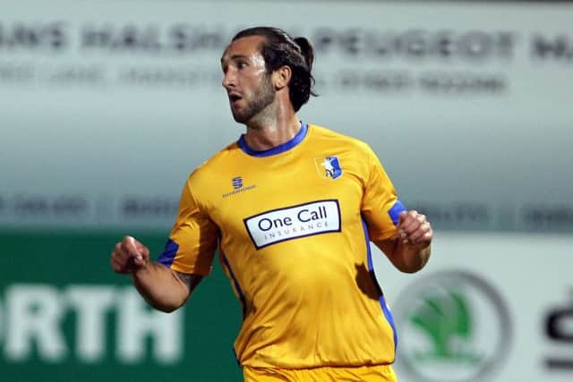 Mansfield Town's Ollie Palmer.Picture by Dan Weswell.