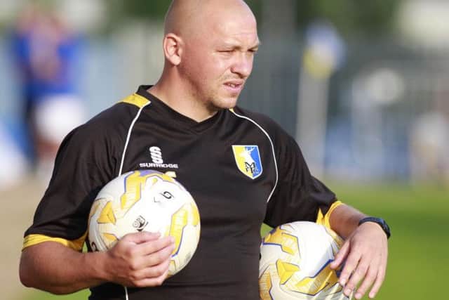 Mansfield Town coach,Richard Cooper -Pic by: Richard Parkes