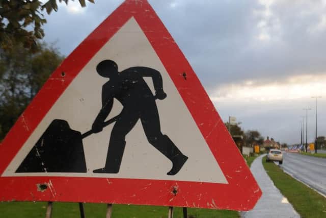 Roadworks will continue until the end of the weekend.