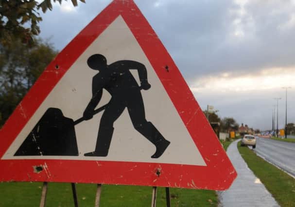 Roadworks will continue until the end of the weekend.