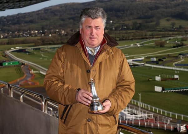 A CHAMPION AT CHELTENHAM -- Paul Nicholls, champion jumps trainer, pictured at Cheltenham on the eve of the 2015 Festival, where he has leading fancies in most of the big races.  (PHOTO BY: David Davies/PA Wire)