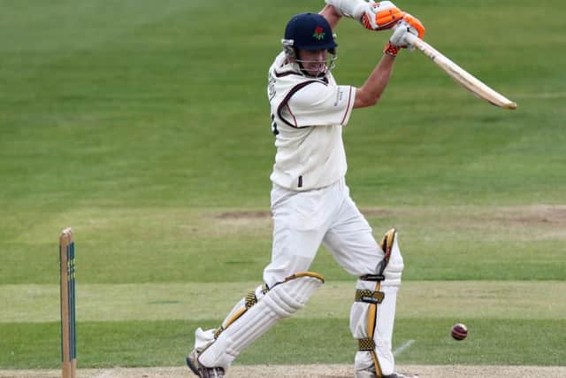 Lancashire's Paul Horton batting during a the LV County Championship match at Edgbaston, Birmingham.