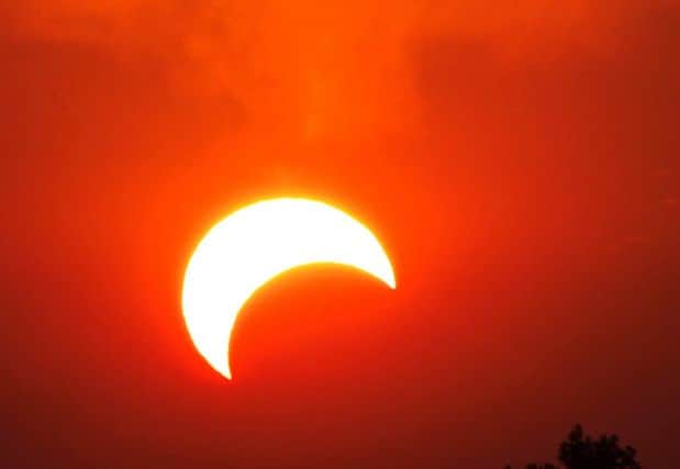 A partial eclipse of the Sun in on the way