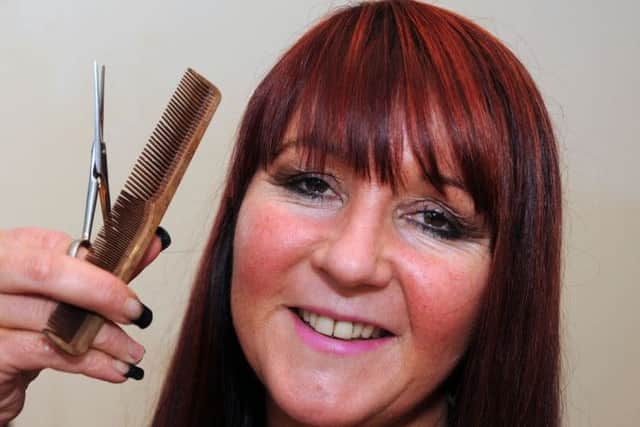 Kirkby hairdresser, Brenda Hayes of the Scissors Hair and Beauty Salon on Kingsway