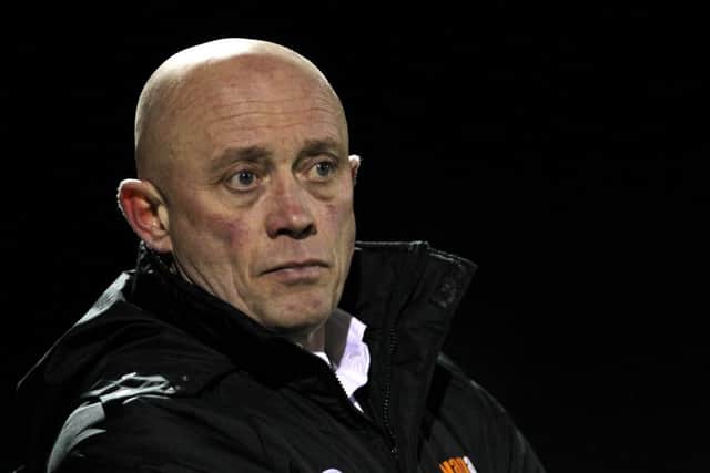 Alfreton Town v GatesheadEnglish League Football - Vanarama ConferenceImpact Arena, Alfreton, England.2nd December 2014Alfreton Town Manager Nicky Law.Picture by Dan Westwell (PLEASE BYLINE)dan.westwell@btinternet.com07793 733140