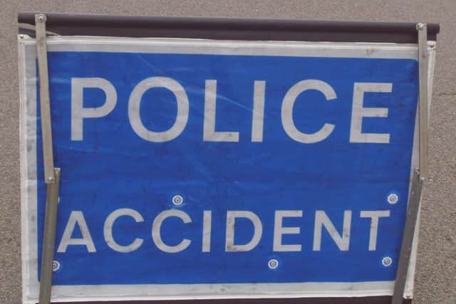 Police accident.