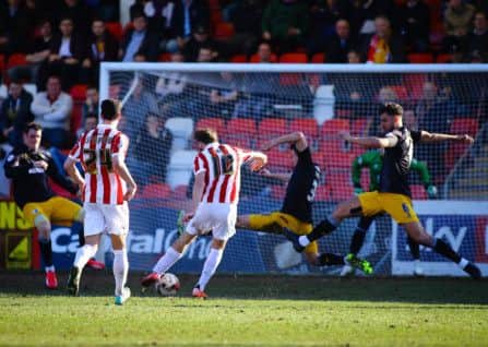 Cheltenham v Stags action.
