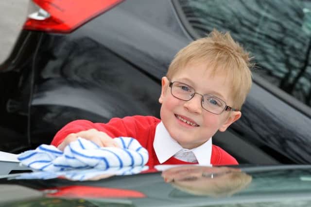 Northfield Primary School pupil, Toby Gartland who raised money odd-jobbing for the Blesma charity.