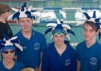 Sutton SC's Boys' 14yrs relay squad.