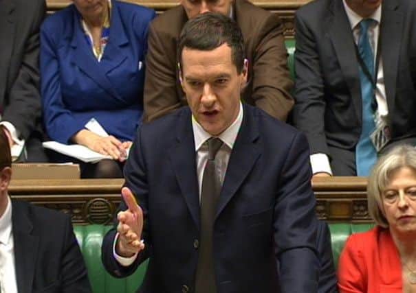Chancellor of the Exchequer George Osborne delivers his Budget statement to the House of Commons.