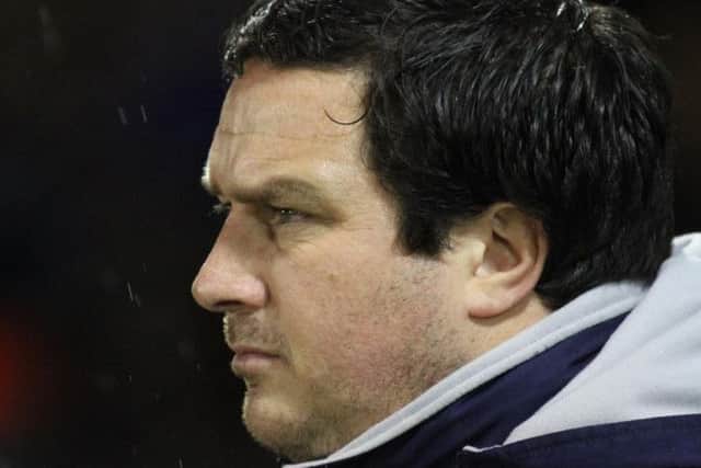 Stags manager Paul Cox in deep thought  -Pic by:Richard Parkes