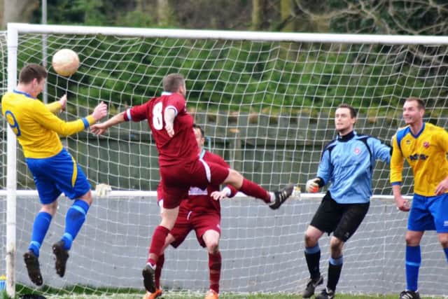 AFC Mansfield on their way to a comfortable 4-0 win at Lincoln Moorlands.