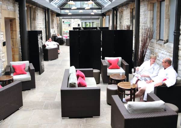 The relaxation room at Thoresby Hall Spa