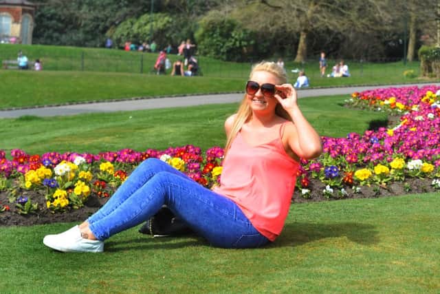 There will be plenty of sunbathing weather around today