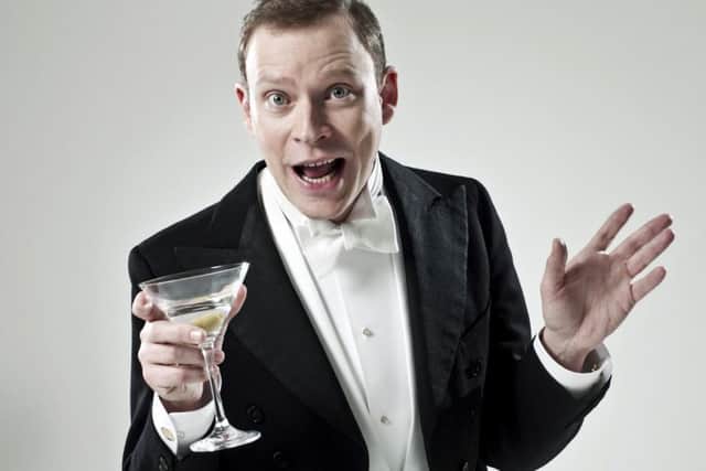 Robert Webb (Bertie Wooster) in Jeeves and Wooster in Perfect Nonsense. Photo by Uli Weber
