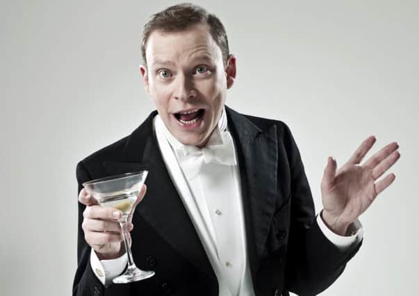 Robert Webb (Bertie Wooster) in Jeeves and Wooster in Perfect Nonsense. Photo by Uli Weber