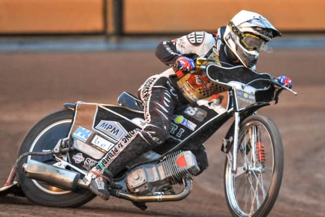 Photo by Ian Charles - Liam Carr in action for Buxton.
