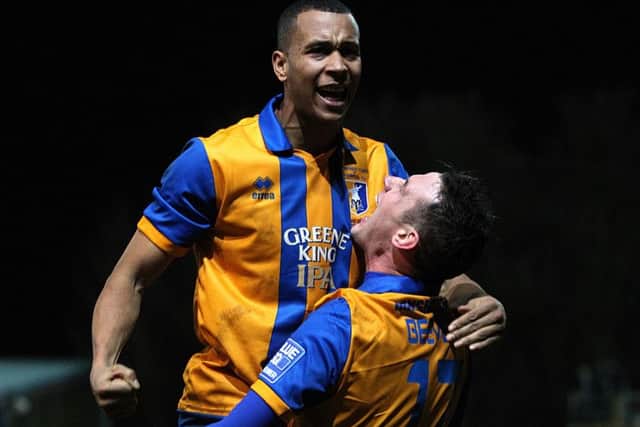 Matt Green celebrates.
