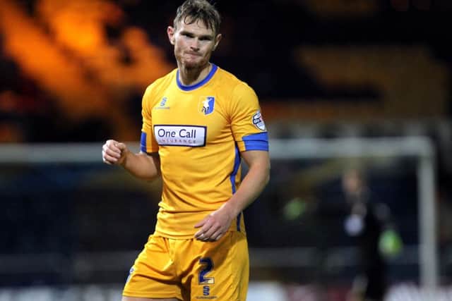 Mansfield Town v Newport County
English League Football - Sky Bet League Two
One Call Stadium, Field Mill, Mansfield, England.
19th August 2014
Mansfield Town's Ritchie Sutton.
Picture by Dan Westwell (PLEASE BYLINE)
dan.westwell@btinternet.com
07793 733140