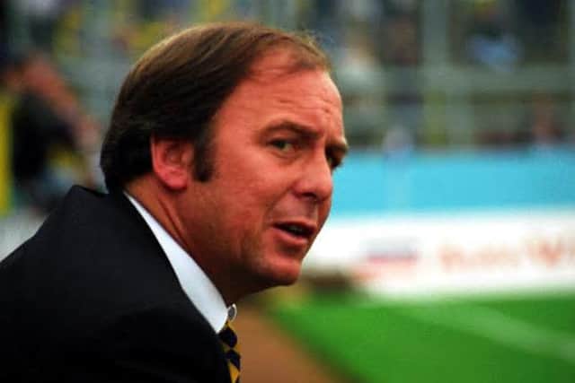 Andy King on the touchline at the Priestfield Stadium, Gillingham, in 1995.  Picture by Dan Westwell.