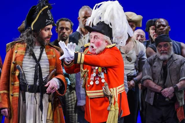 A scene from The Pirates Of Penzance by Gilbert and Sullivan @ London Coliseum. An English National Opera Production.
(Opening 09-05-15)
©Tristram Kenton 05/15
(3 Raveley Street, LONDON NW5 2HX TEL 0207 267 5550 Mob 07973 617 355)email: tristram@tristramkenton.com