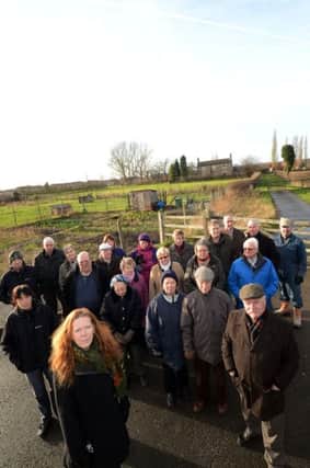 Mansfield Woodhouse residents opposed to a new development at Park Hall.