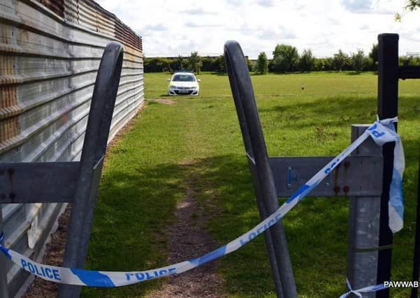Scene of an attack reported to us near the Model Village, Shirebrook, on Sunday June 7.