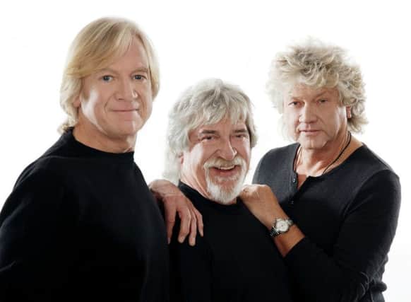 The Moody Blues play at Nottingham Royal Concert Hall on June 17, 2015