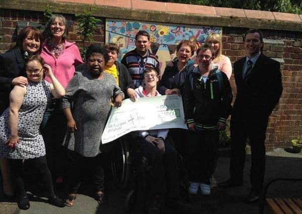 LIFE- Bulwell project receives community cheque from Nottingham Buiding society