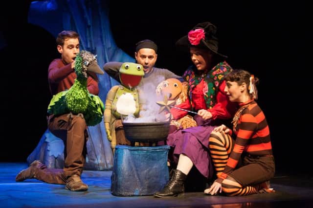 Production photographs for Room on The Broom,KW & NB Ltd, October 2014