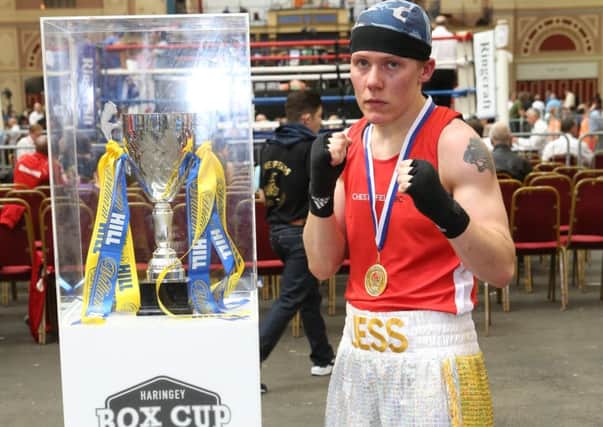 Alfreton boxer Jessica Poxon has won gold at the Haringey Box Cup competition.