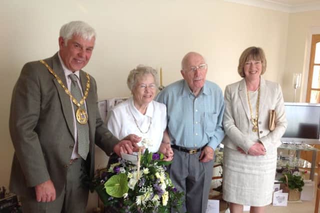 Geoff and Winnie Tagg from Sutton are celebrating their diamond wedding anniversary.