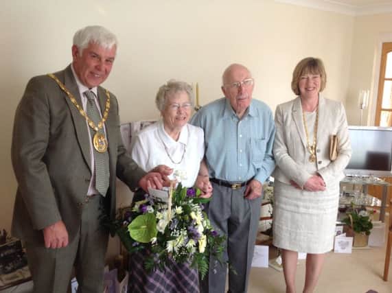 Geoff and Winnie Tagg from Sutton are celebrating their diamond wedding anniversary.