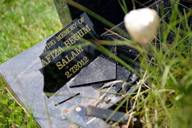 Muslim graves desecrated at High Wood Cemetary