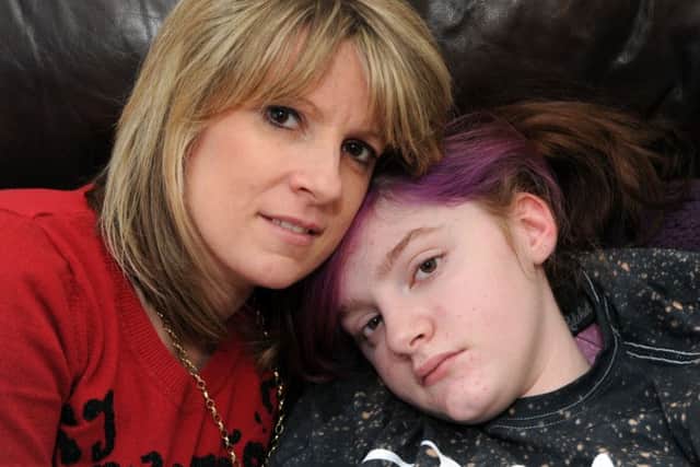 Lisa Slaney and her daughter Corah.