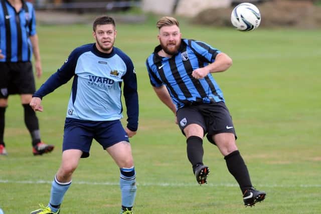 Selston (in stripes) finished fourth in the Notts Senior League last season and will now move into the Central Midlands League South.