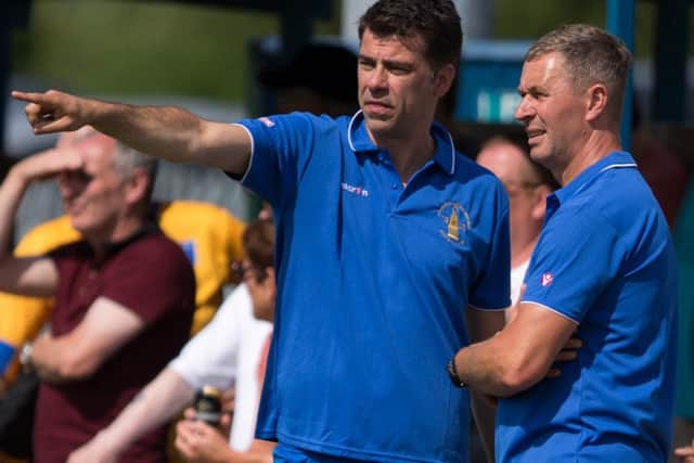 Mansfield vs Rainworth - Rainworth manager Julian Watts - Pic By James Williamson