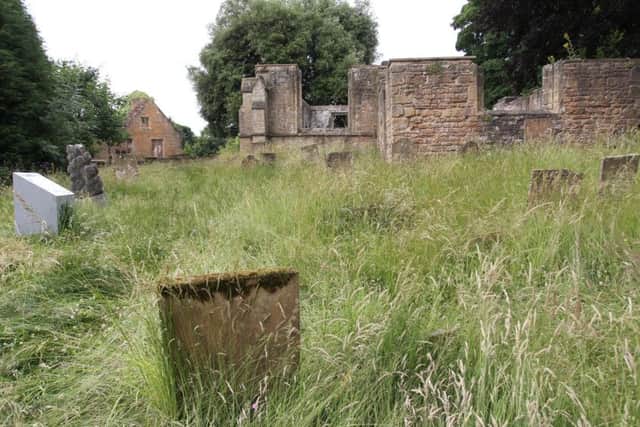 GRASSED OFF -- Annesley Old Church, pictured this week, almost hidden by the long grass.
