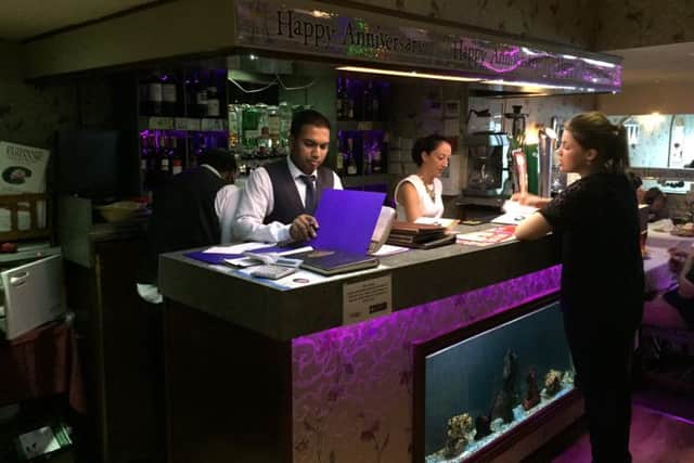 Inside the Huthwaite Tandoori restaurant in Ashfield on their 25th anniversary