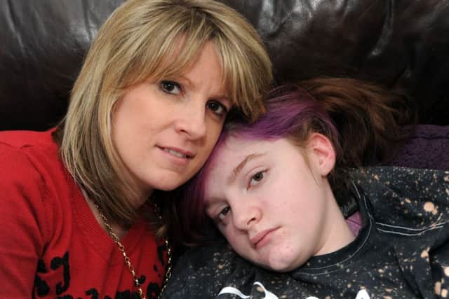 Lisa Slaney and her daughter Corah.