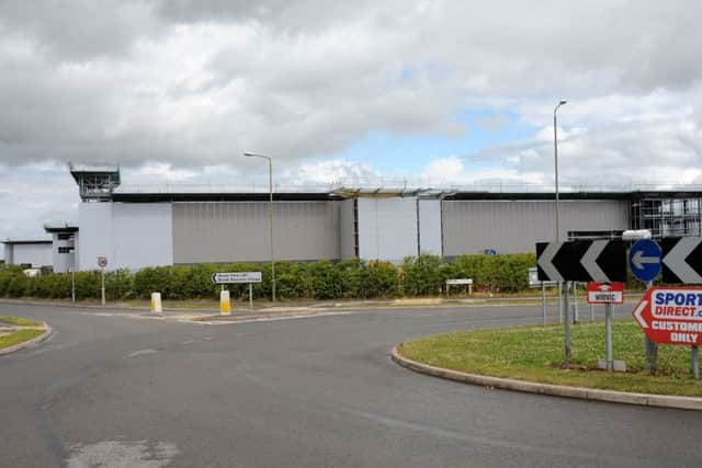 The new Sports Direct building, Meadow Lane, Shirebrook.